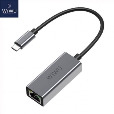 WIWU Alpha RJ45 Type-C to Ethernet LAN USB C Hub for MacBook Air Pro